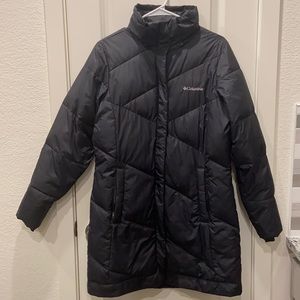 Columbia Mid Insulated Black Puffer Jacket | Size Small